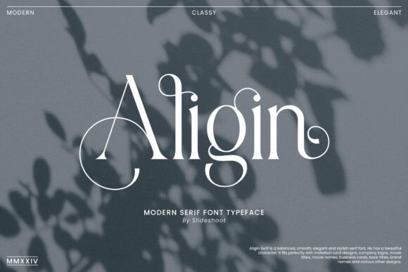Aligin: The Elegant Serif Font for Crafters