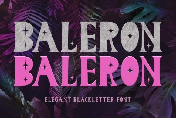 Baleron Font: Elevate Your Brand Identity