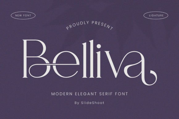 Belliva: A Refined Serif Font for Elegant Branding