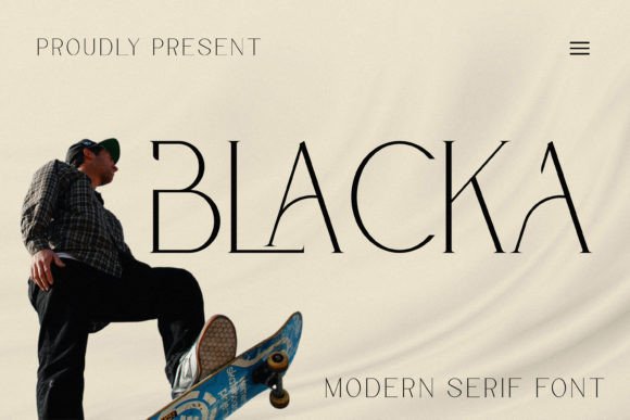 Blacka: The Elegant Serif Font for Your Brand