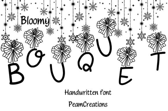 Bloomy Bouquet: A Decorative Font for Marketers