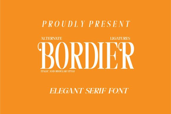 Bordier Font: Elevating Brand Identity with Elegant Serifs