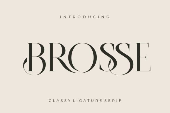 Brosse Typeface Review: A Classy Serif for Modern Brands