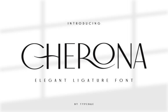 Cherona: A Modern Sans Serif Typeface for Marketers