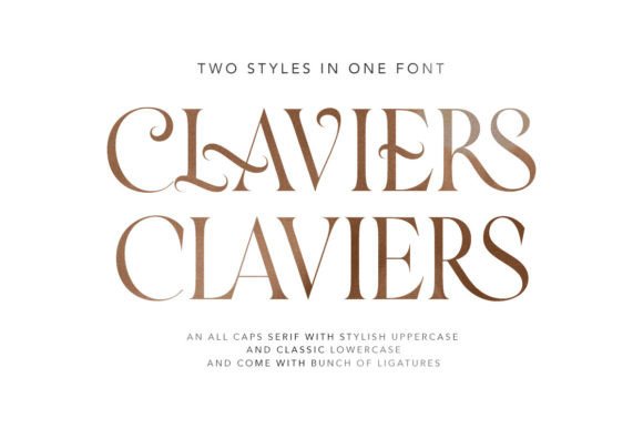 Claviers: A Refined Serif Font for Editorial Design