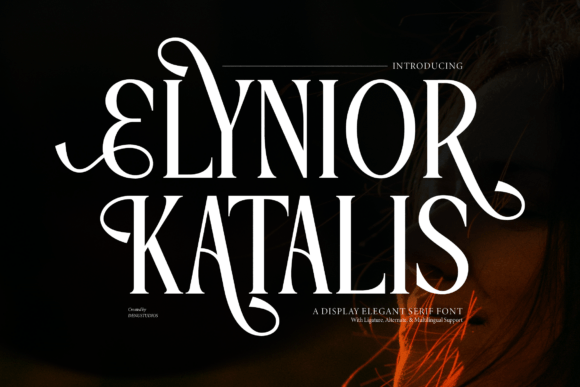 Elynior Katalis: A Serif Font for Makers