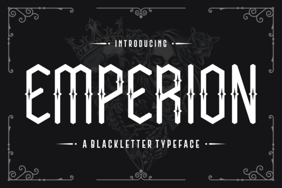 Emperion Font: Whimsical Blackletter for Crafters