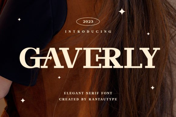 Gaverly: A Serif Font for Scroll-Stopping Designs