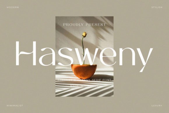 Hasweny Font: Elegant Sans Serif for Crafters