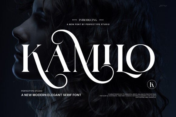Kamilo Serif Font for Editorial Design