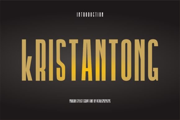 Kristantong Font: Elevate Your Brand Identity