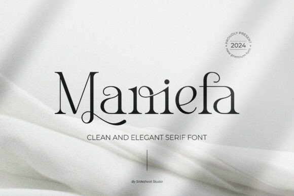 Maniefa: The Serif Font for Luxury Branding