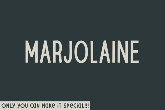 Marjolaine: The Sans Serif Font for Bold Branding