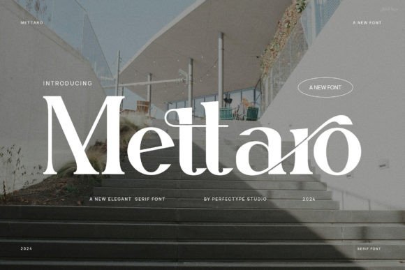 Mettaro: A Premium Serif Typeface for Branding