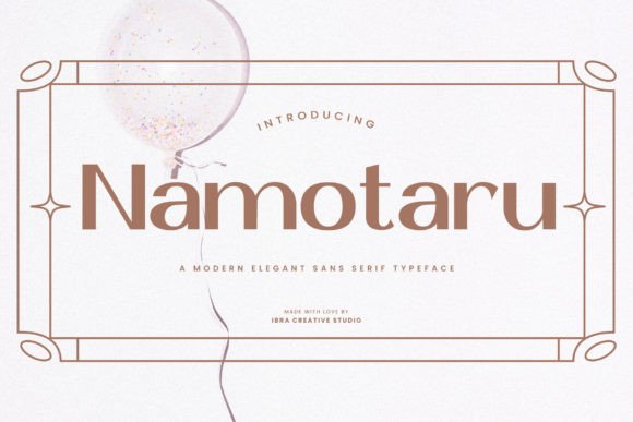 Namotaru Typeface: Elevate Your Brand Visuals