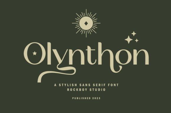 Olynthon: A Modern Sans Serif Typeface for Editorial Design
