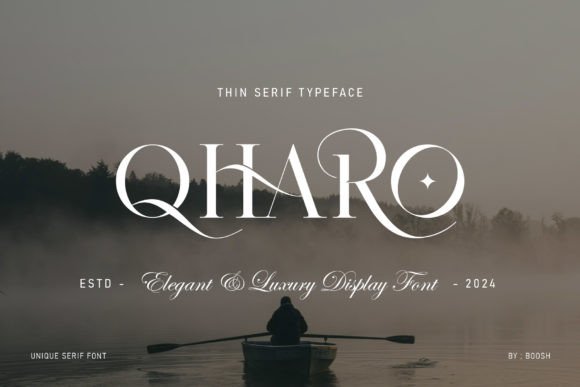 Qharo: A Refined Serif Font for Editorial Design