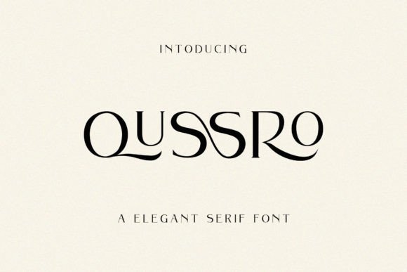 Qussro Serif Font for Bold Campaign Visuals