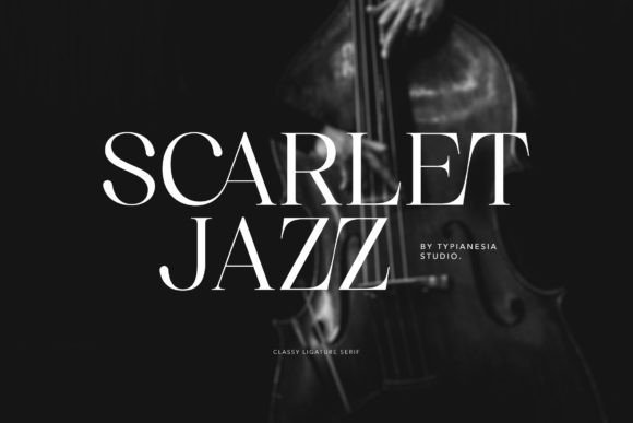 Scarlet Jazz: The Elegant Serif Font for Crafters