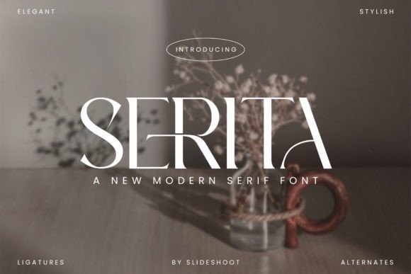 Serita: The Elegant Serif Typeface for Modern Branding