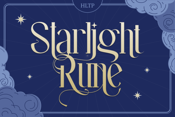 Starlight Rune: A Magical Serif Typeface for Web Design