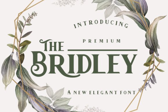 The Bridley Font: An Elegant Serif for Branding