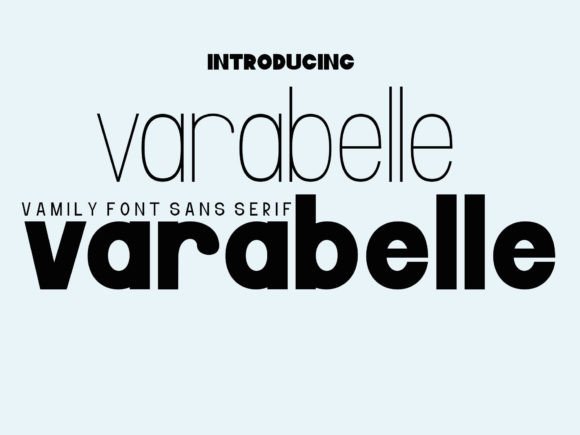 Varabelle: A Versatile Sans Serif Font for Crafters