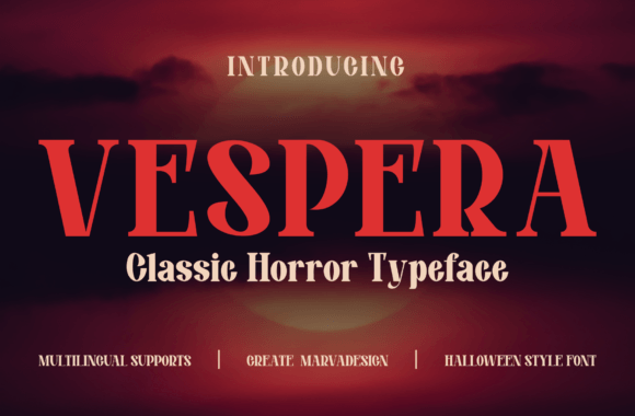 Vespera: A Refined Serif Font for Crafters